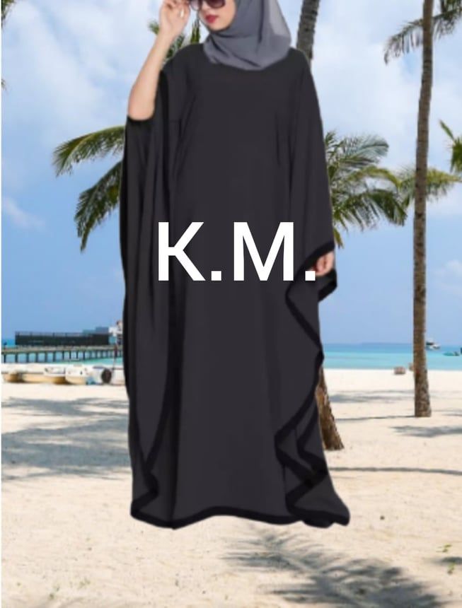 KAFTAN ABAYA BORKA FOR WOMEN ( DUBAI CHERRY FABRIC)