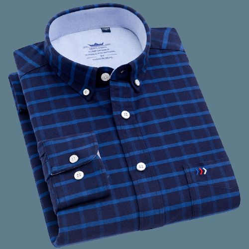 new Multi color Check Cotton Long Sleeve Casual Shirt for Men