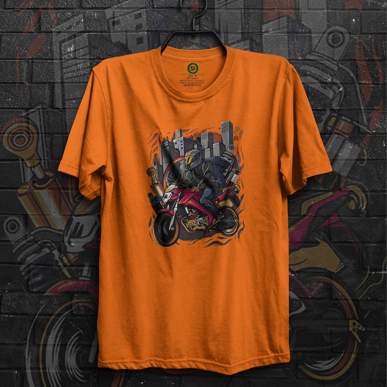 Rafan Fashion Premium T-shirt for Men - Biker