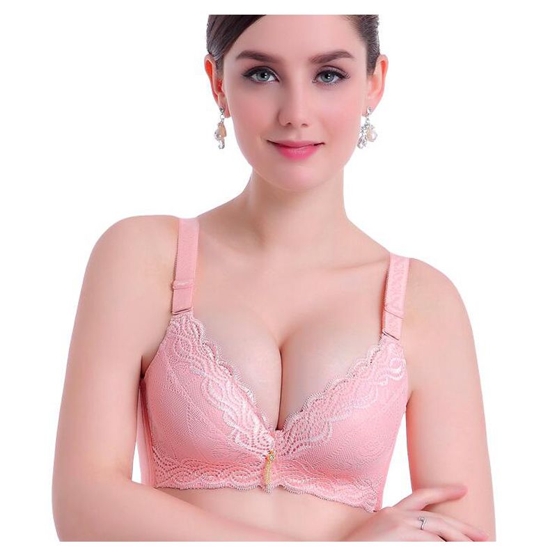 fashion female thick cup  push up bras lace bralette Lingeries bras for women brassiere modish bra lady