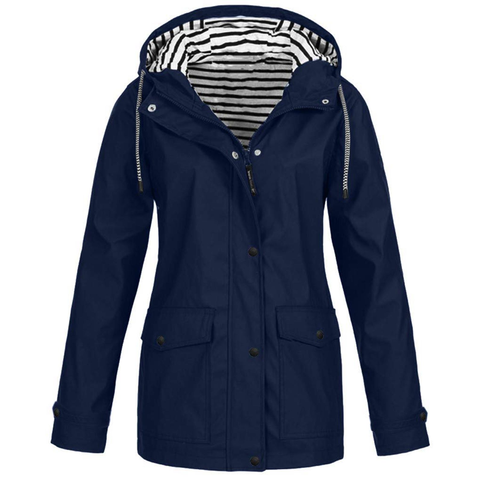 Women's Coat, Autumn Winter Warm Long Sleeve Hooded Outwear for Vacation Travelling Mountaineering Hiking
