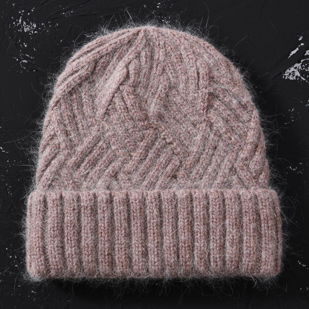 Female Rabbit Hair Winter Hats For Women Casual Autumn Cashmere Knitted Beanie Fashion High Quality Soft Wool Hat
