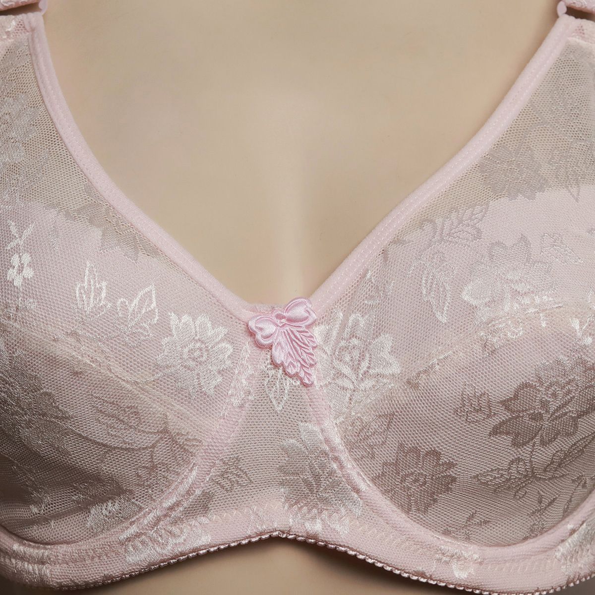 Pink color Color Foam Bra for Women