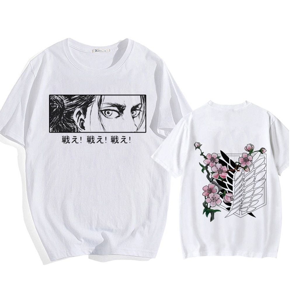 2021 Hot Anime Final Season Attack on  T Shirt Men Kawaii Summer Tops s Attack Graphic Tees Harajuku Tshirt Male