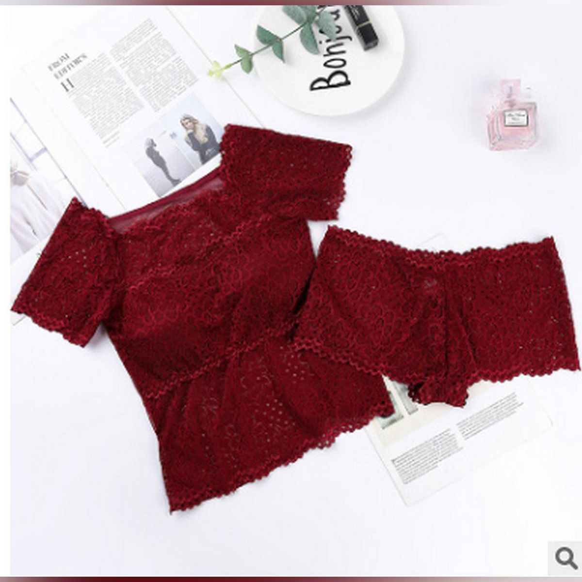 Beautiful night dress bra panty