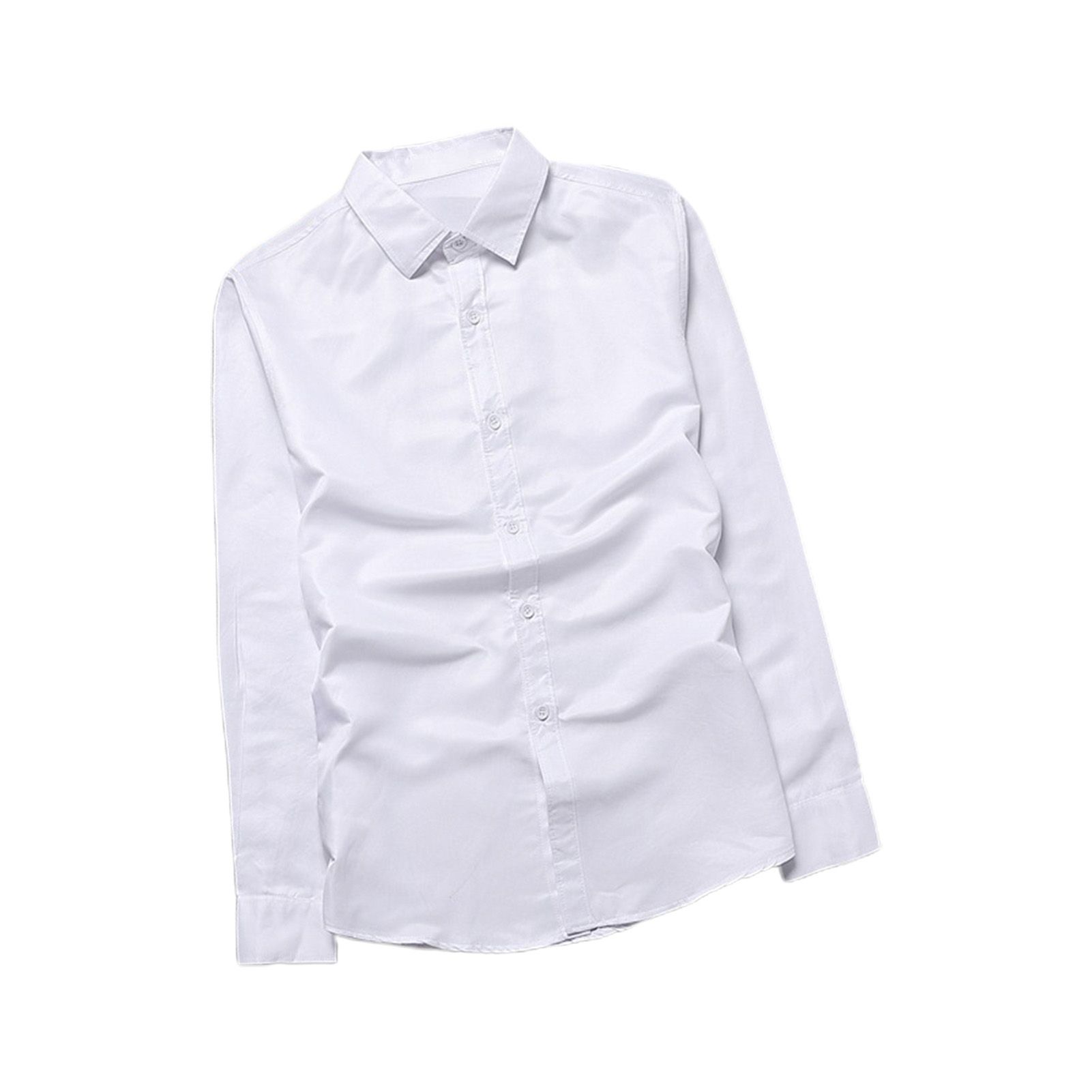 Formal Shirt Turndown Collar Slim-fitting Iron-free Shirt