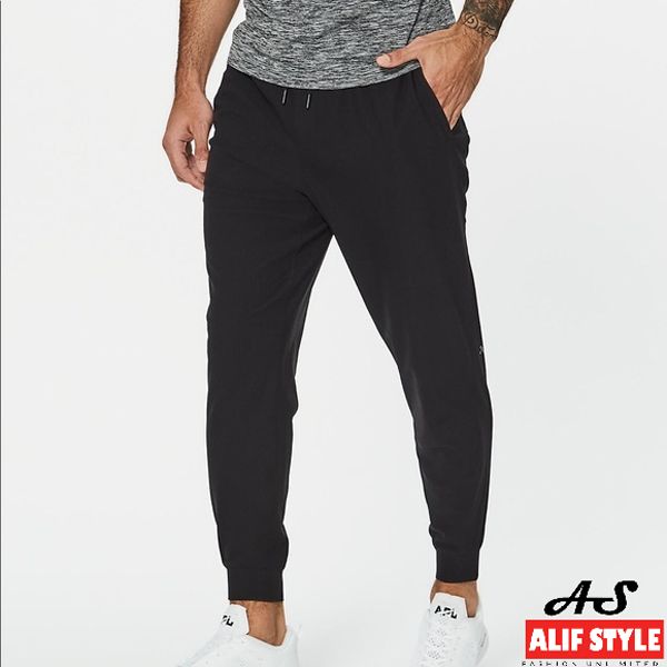 Slim Fit Black Trousers Joggers Sweats Pants for Mans