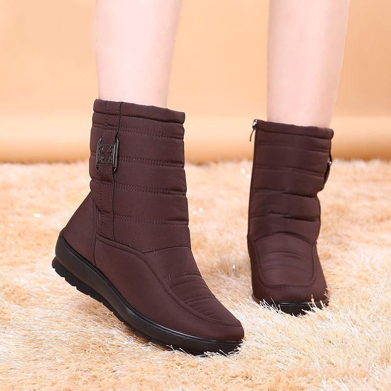 New Women Snow Boots Female Down Winter Boots Waterproof Warm Ankle Boots Ladies Shoes Woman Warm Fur Casual Booties