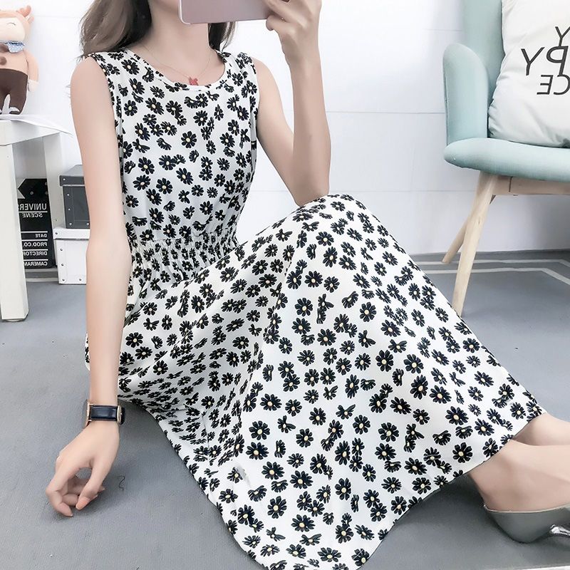 Fashion Printed Slim Slimming Dress