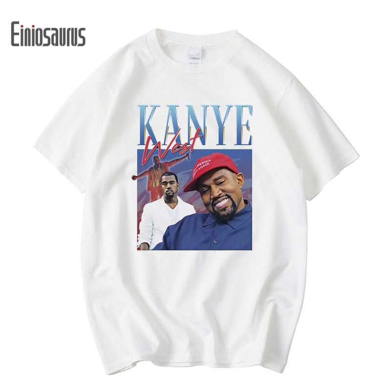 Kanye West Homage 90s Vintage Unisex Black Tshirt Men T Shirt Casual Retro Graphic T Shirts Cotton T-shirt Man Woman Tees Tops