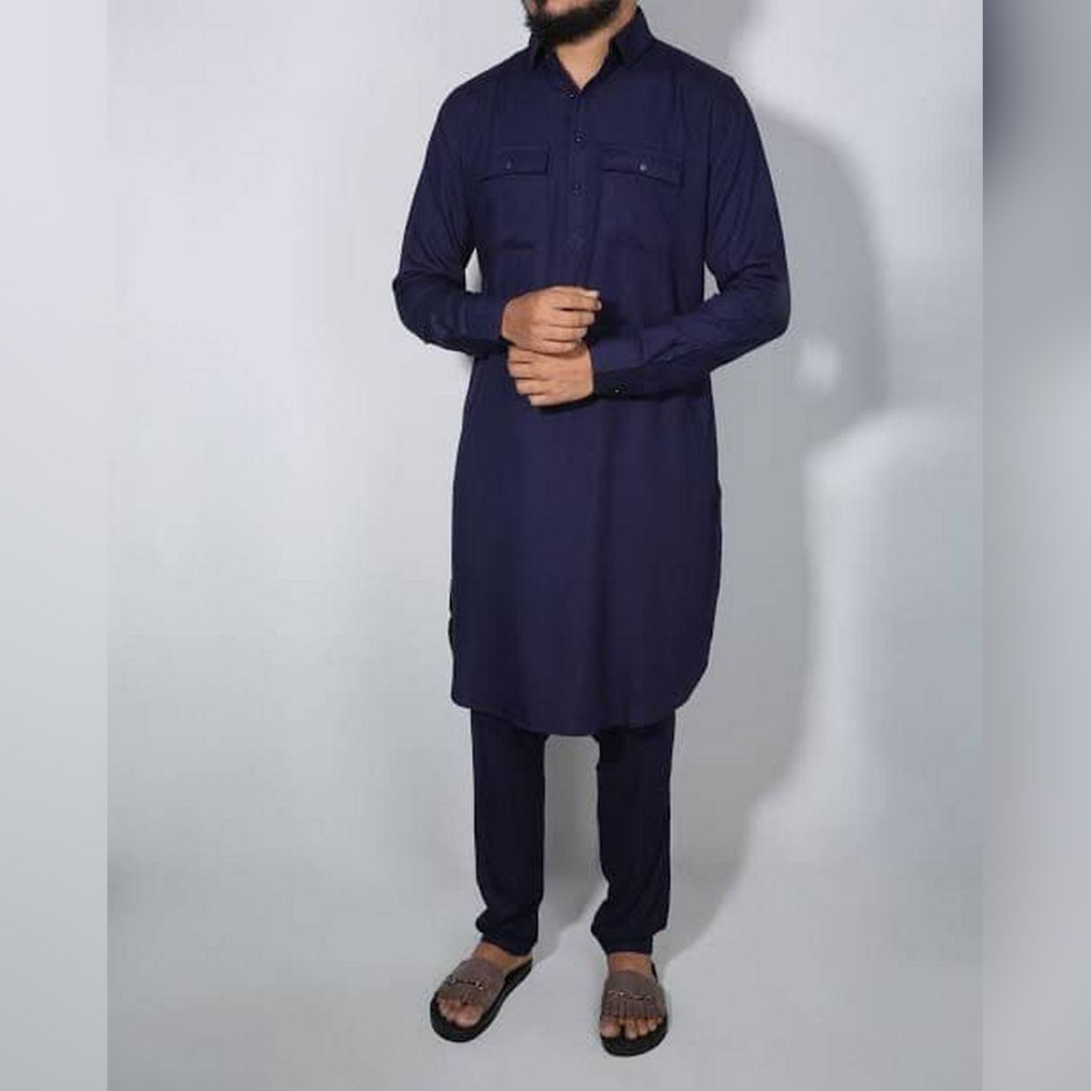 Kabli Panjabi Set For Man With Payjama- 2005