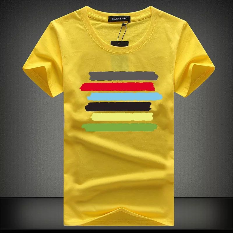Printed yellow Tshirt