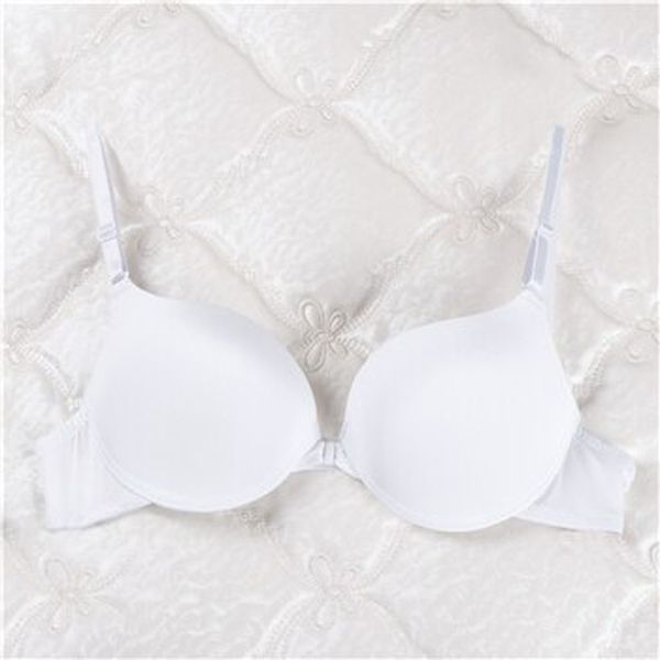 bra push up lingerie plus size women underwear ABC cup solid color lenceria front button bralett seamless brasier mujer