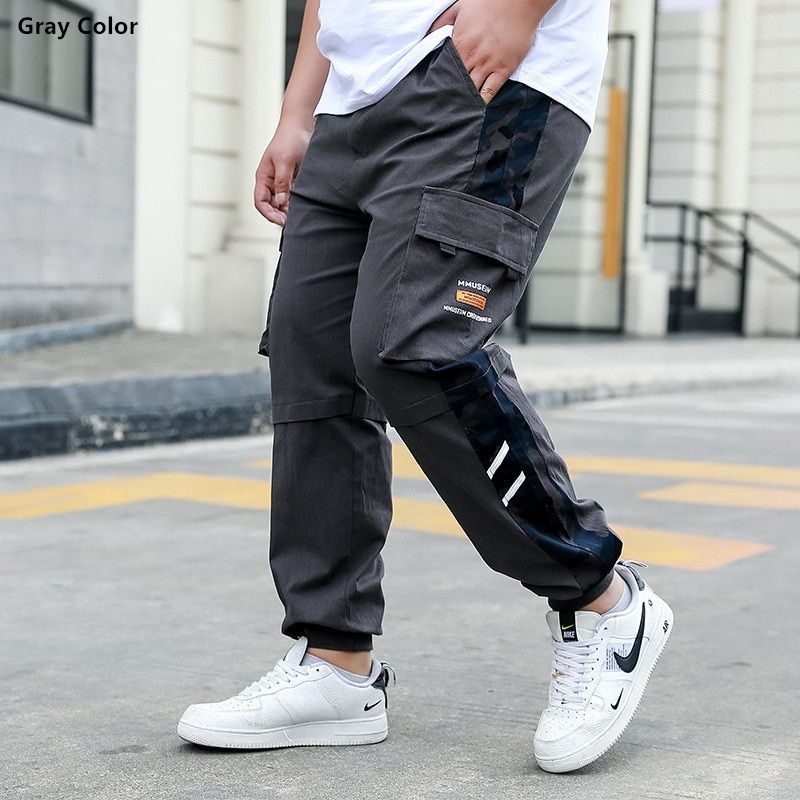 Summer Cargo Pants Men Black Jogging Hombre Harem Stretched 9XL Jogger Loose Male 8XL Plus Size 6XL 5XL Masculinocket Trouser