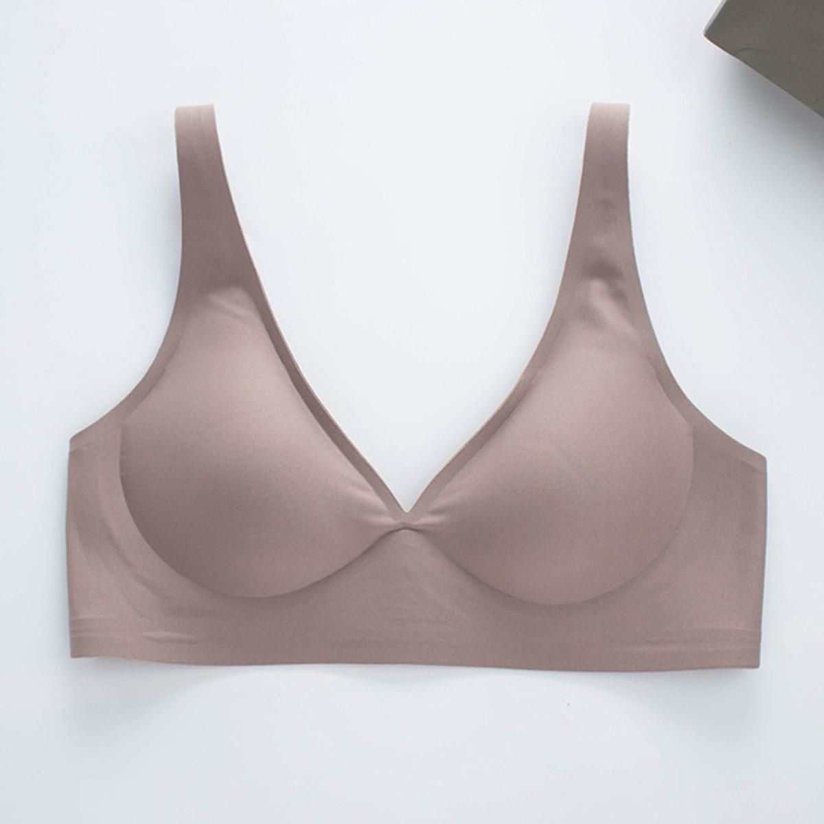 Womens Push Up Triangle Brassiere Wire Free Lace Bra Bralette Lingeries Small Adjusts Female Underwear A B C Cup