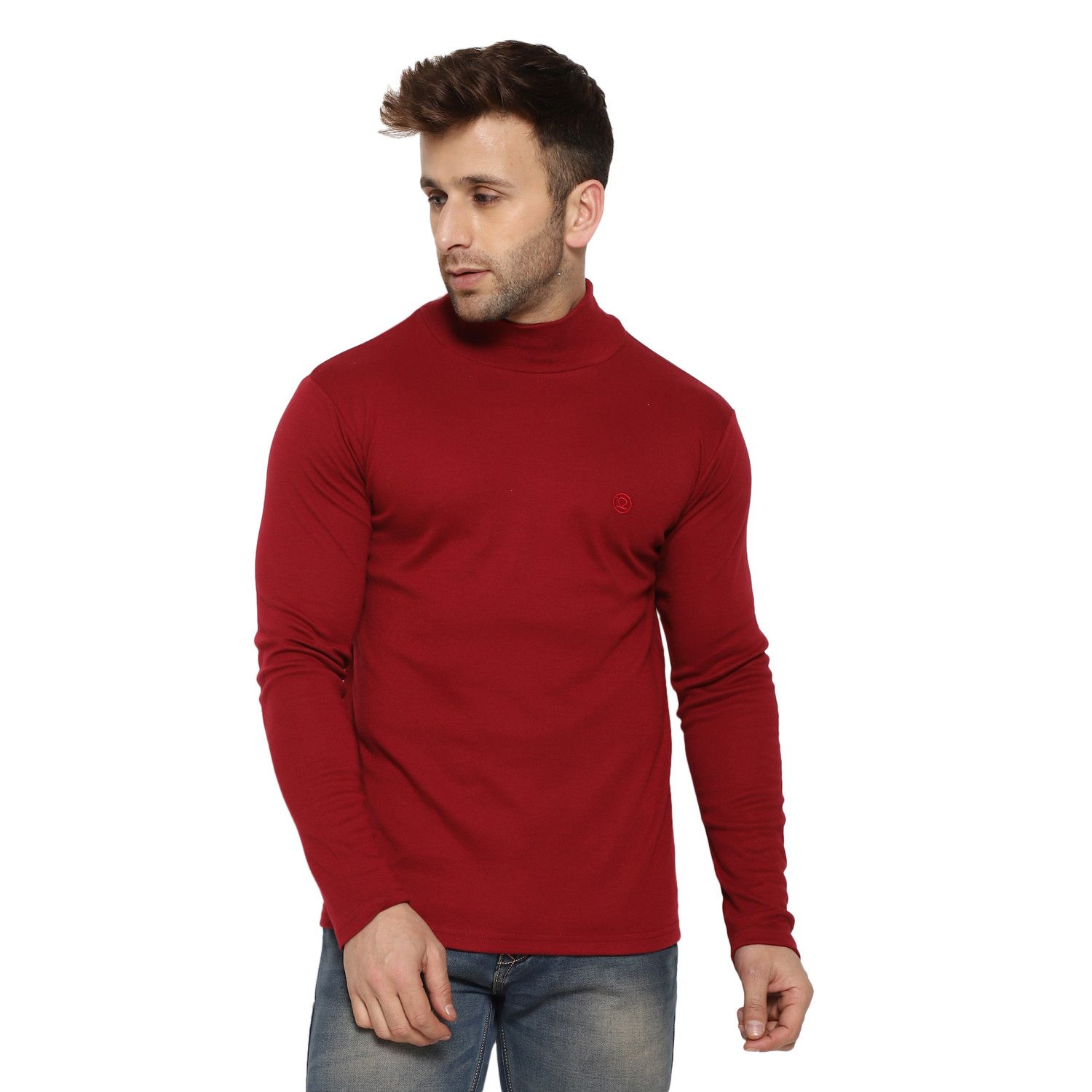 VANTAGE Solid Mens Full Slevee TShirt for Men - T Shirt