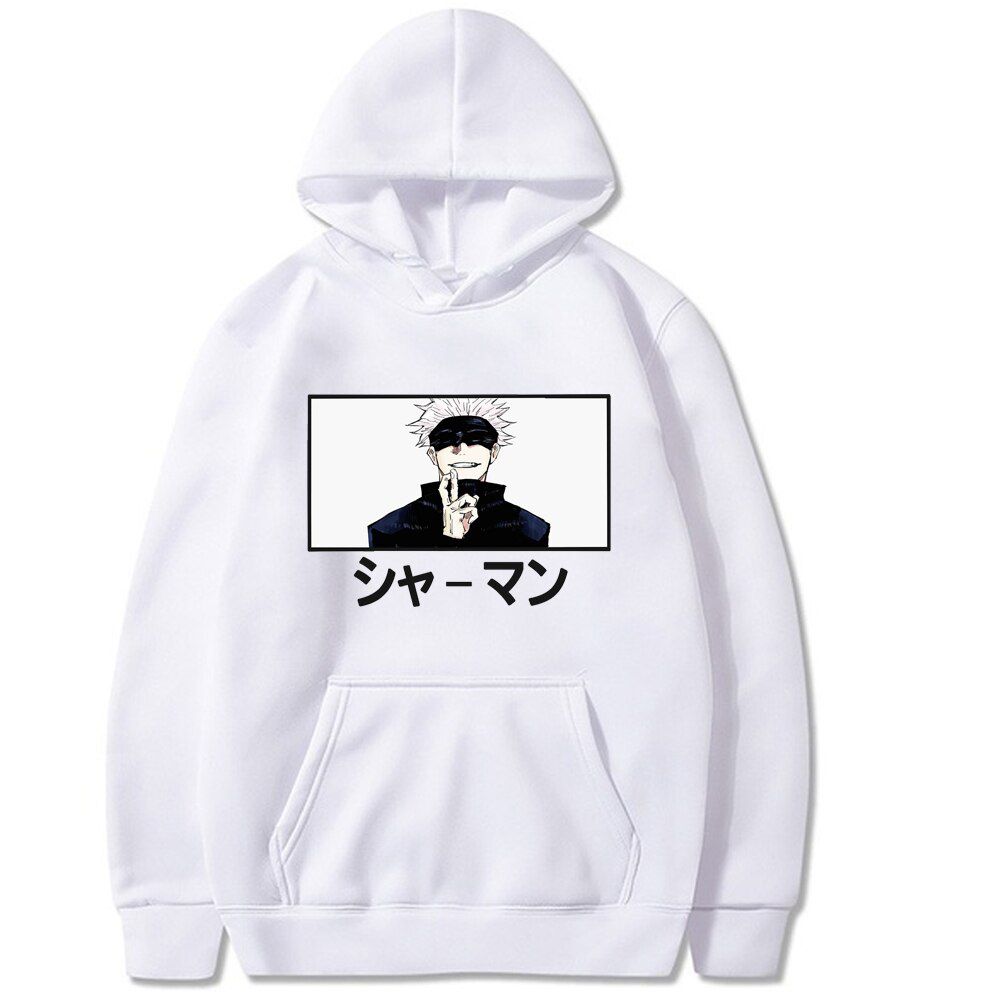 Satoru Gojo Shaman  Hoodies Pullovers Tops Long Sleeves Hoodie Men