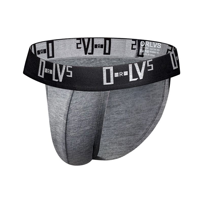 CMENIN ORLVS 1Pcs Cotton Plain Quick Dry Underwear Men Jockstrap Briefs Mens Underpants Gift OR214