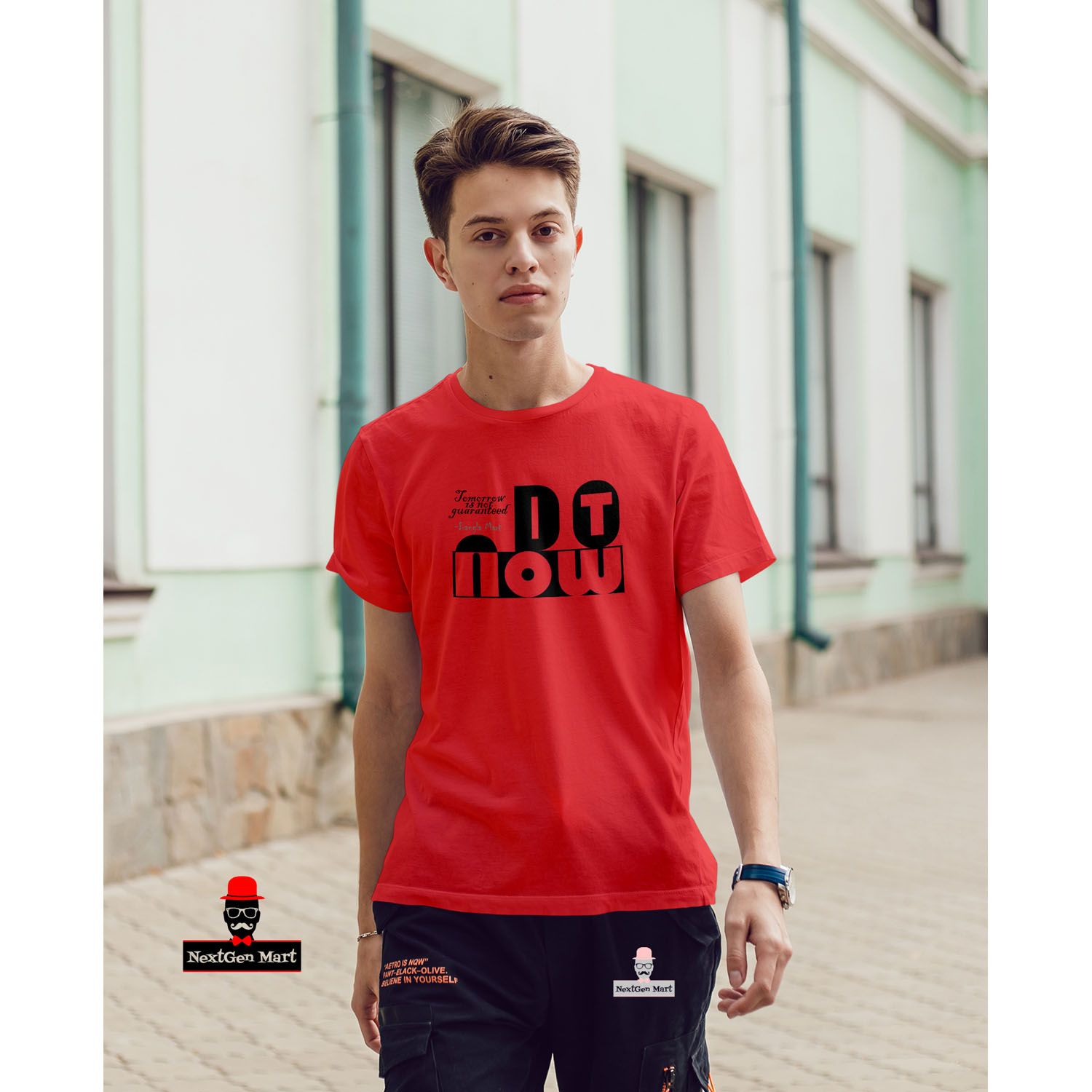 Now Do it Classy Half Sleeve Round Neck Tshirt - Tshirt