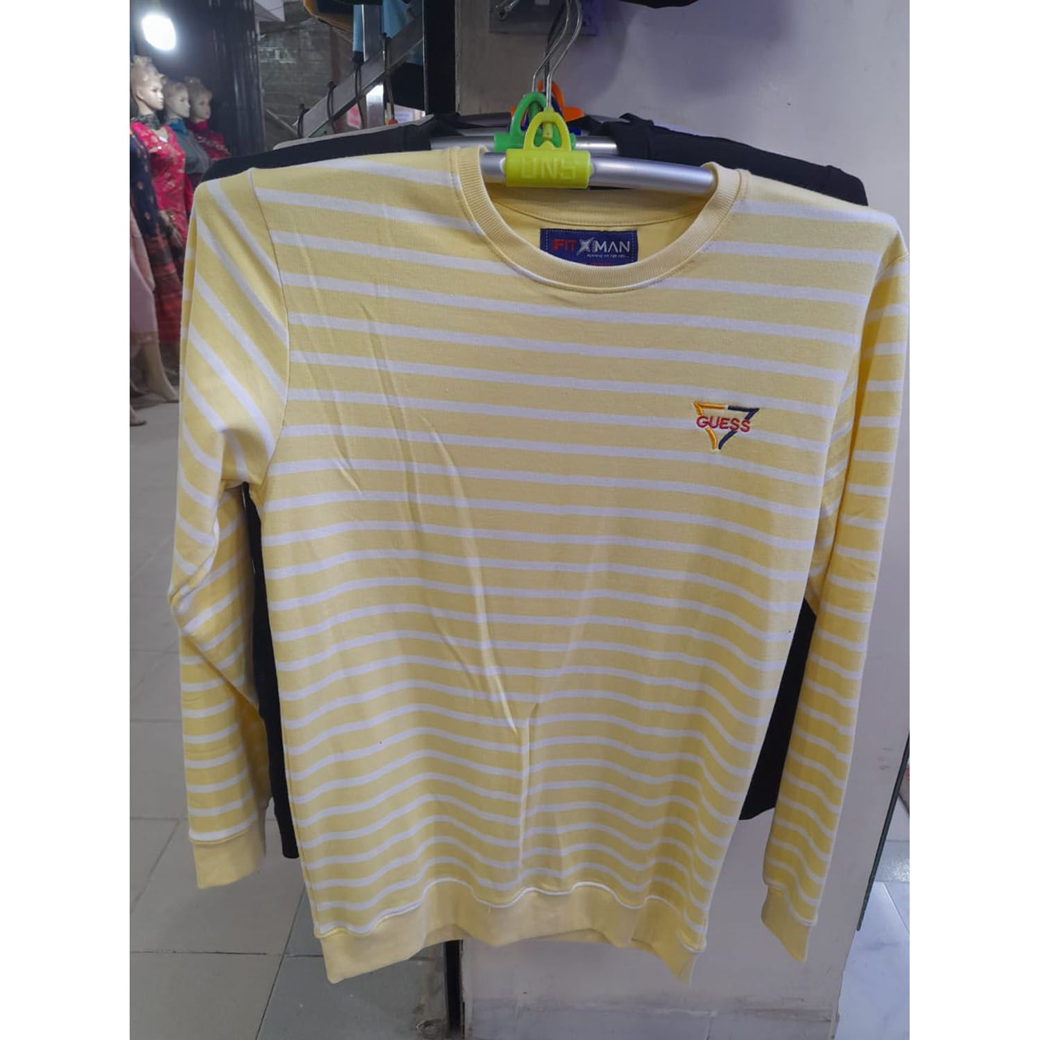 Men's Casual Yellow Full T-Shirt
