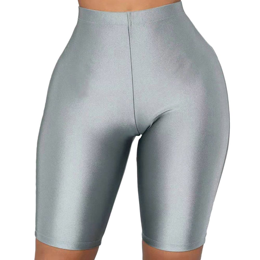 Women Elastic High Waist Shorts Summer Pants