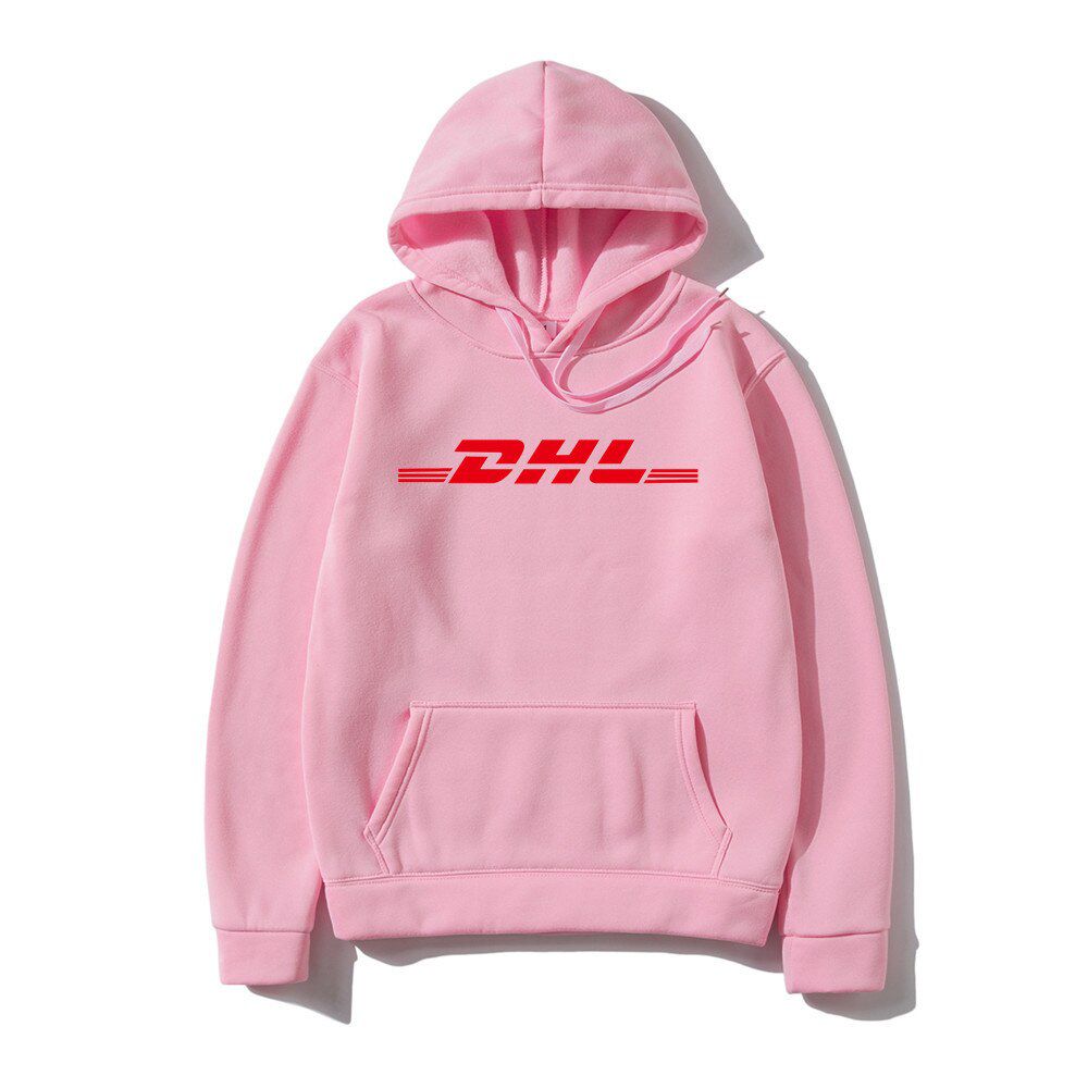 Yellow DHL Hoodie Jumper Sweatshirt Men Women Unisex Fashion Grunge 90s Casual Tops Long Sleeve DHL SEXPRESS Drop ship