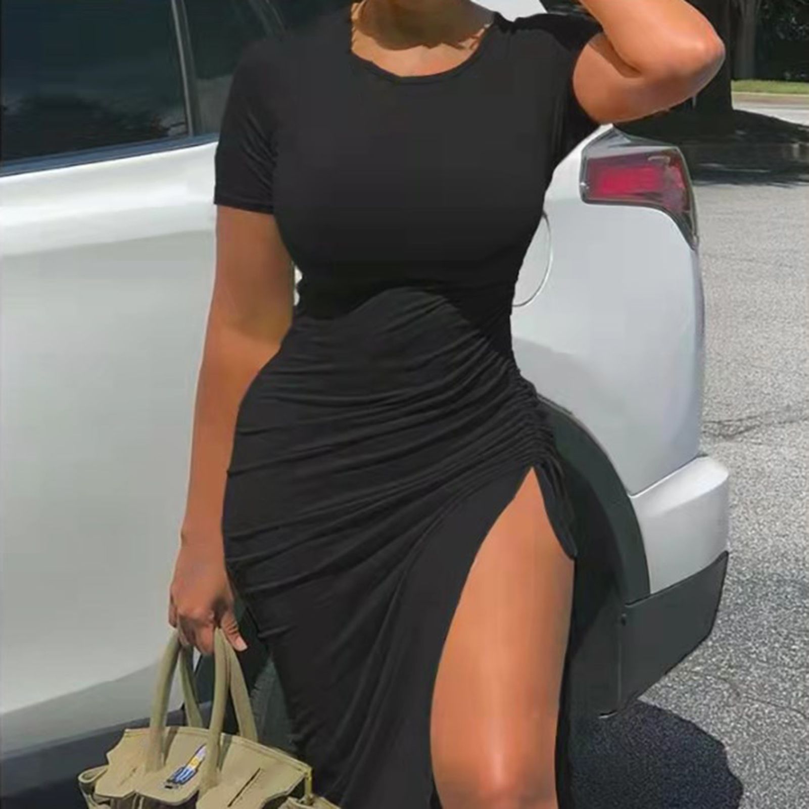 Dress Bodycon Slim Fit Summer Sheath Dress