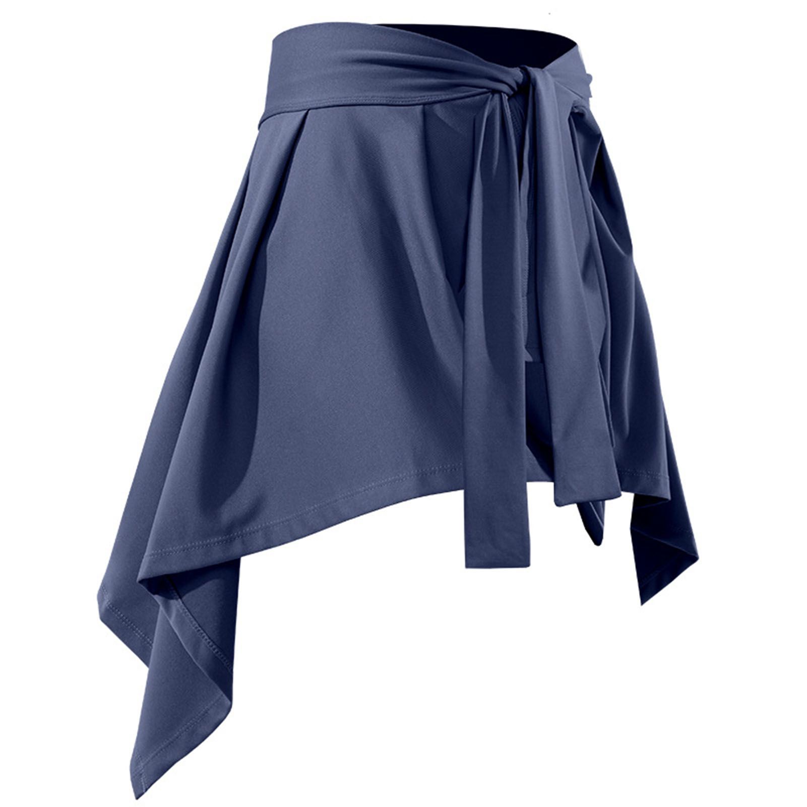 Yoga Skirt Lace Up Quick Dry Ballet Dance Athletic Short Skirt