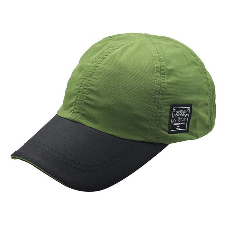 Green Cotton Adjustable Cloth Cap for Men