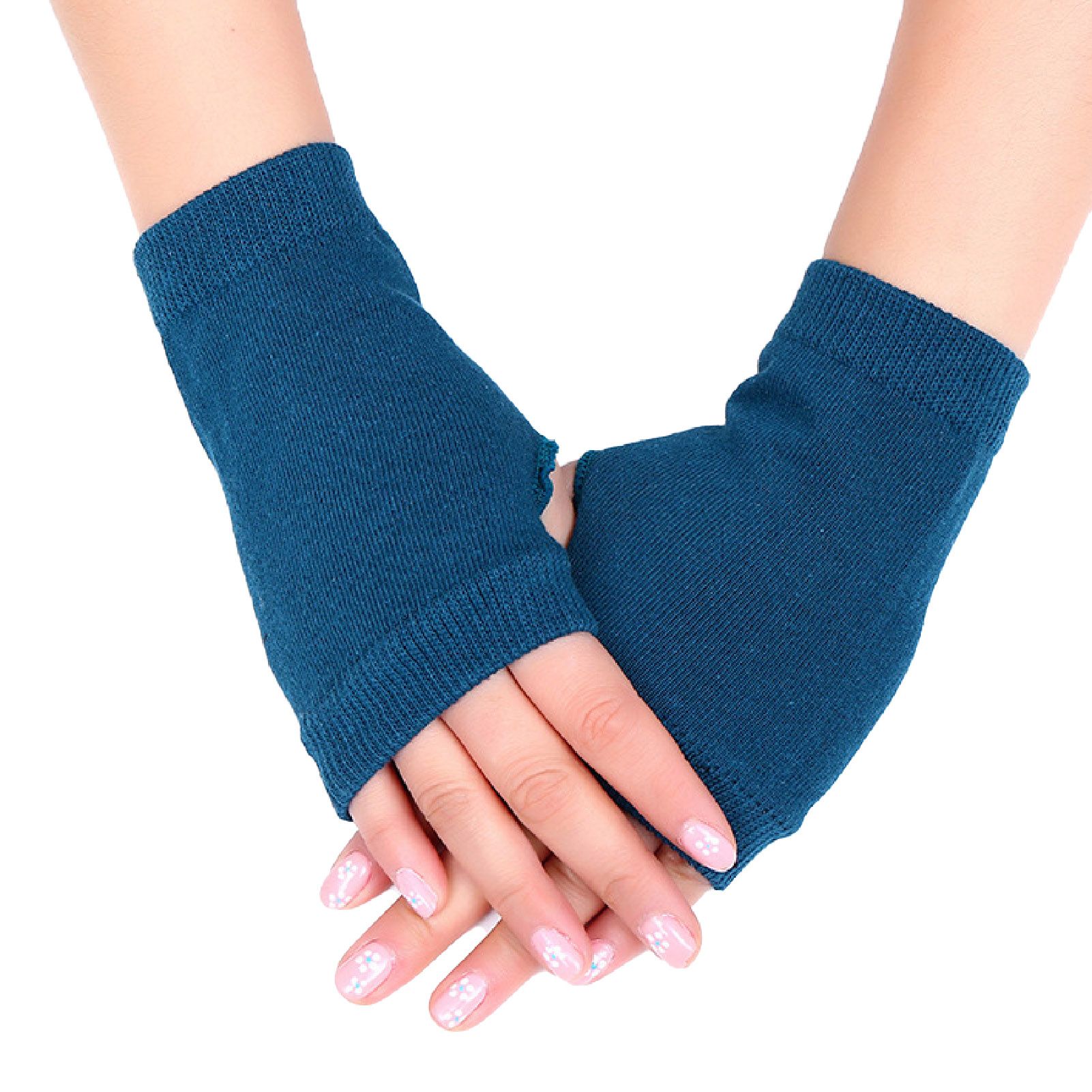 Oversleeve Solid Color Pure Color Warm Gloves