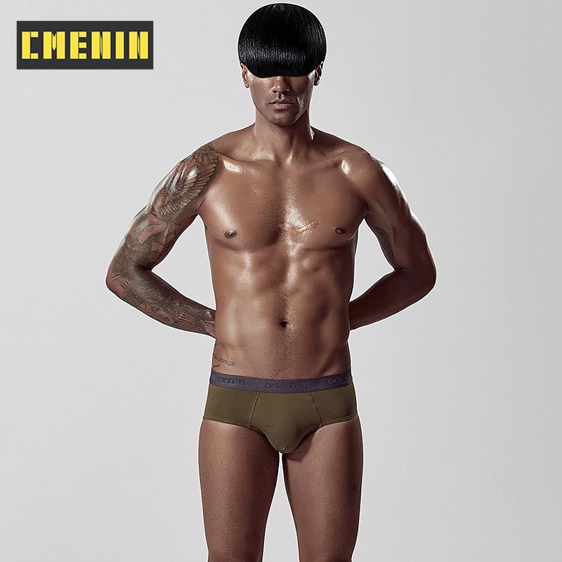 CMENIN Beathable ADANNU Quick Dry Mesh  Underwear Men Jockstrap Briefs   Men Underpants Male Panties Patchwork Mens Innerwear AD305