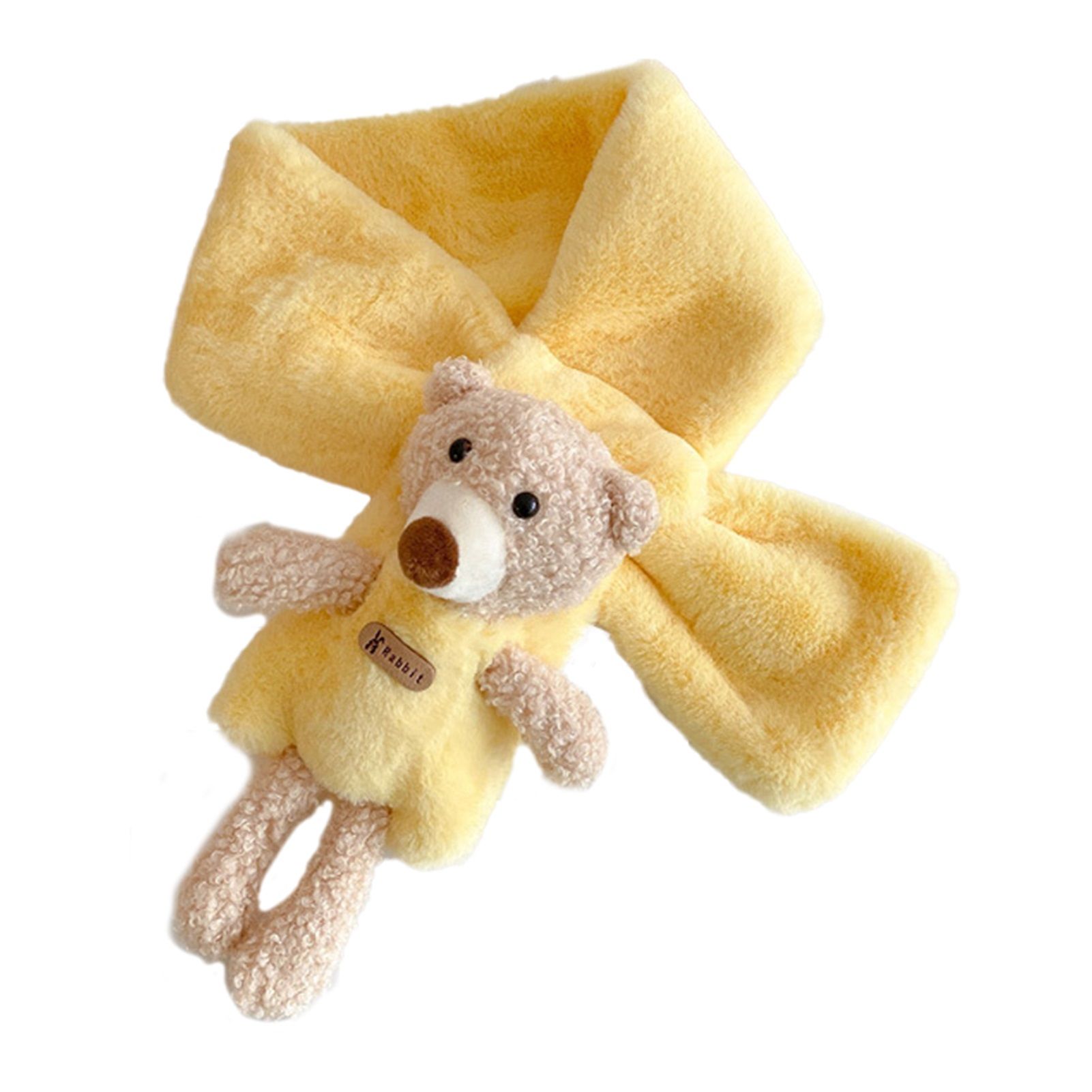 Neck Warmer Wrap Tear Resistant Cartoon Bear Kids Neck Wraps