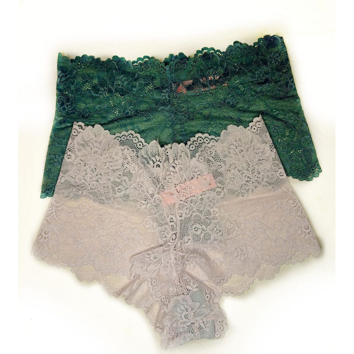 (2 Pcs ) Comfortable Ladies/Womens sexy Seamless Lace/Net panty boyshorts Panty -2 Pcs