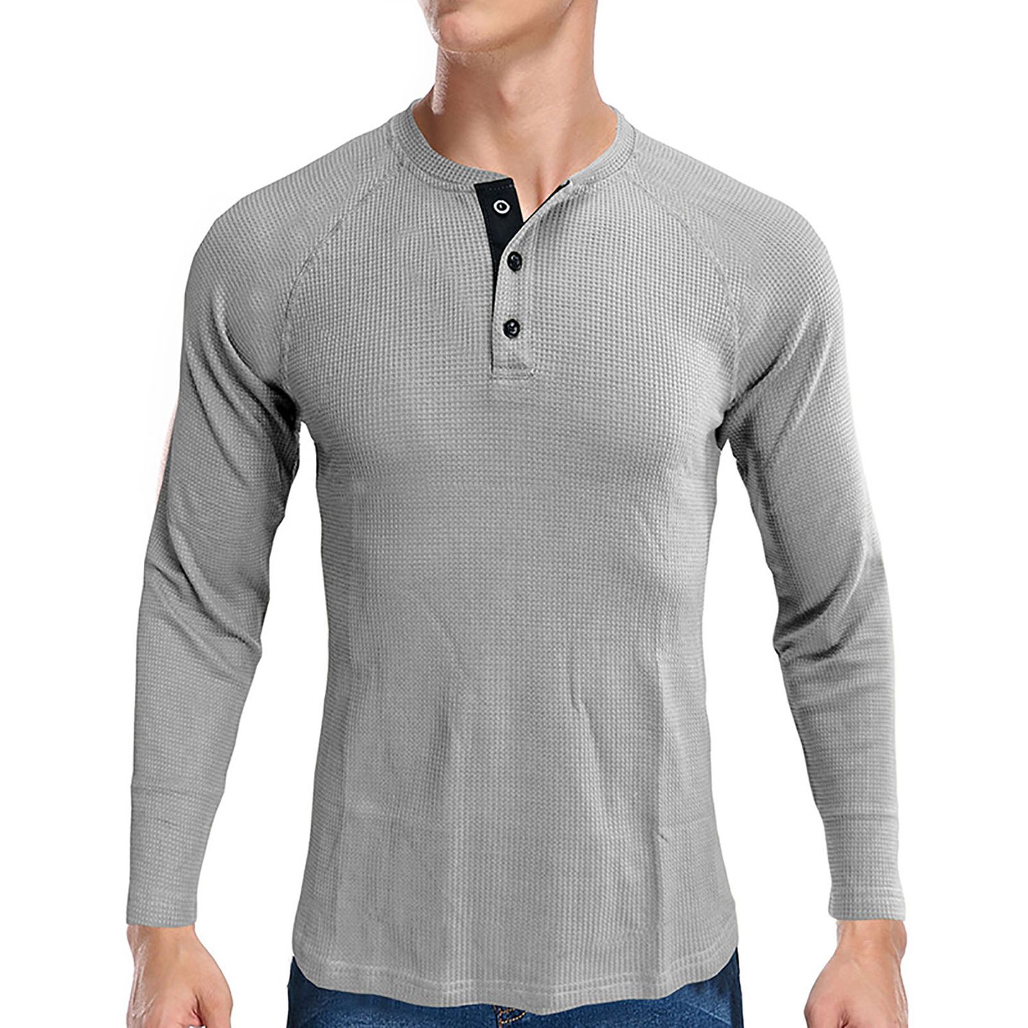 Pullover T-shirt Soft Slim Solid Color Men Pullover T-shirt