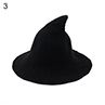 Fashion Korean Knitted Pointy Witch Bucket Hat Warm Breathable Women Winter Cap