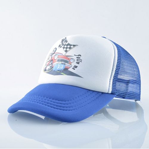 Children Baseball Caps Girls Sun Visor Hats Boys Cartoon Car Snapback Kids Summer Outdoor Breathable Adjustable Cap