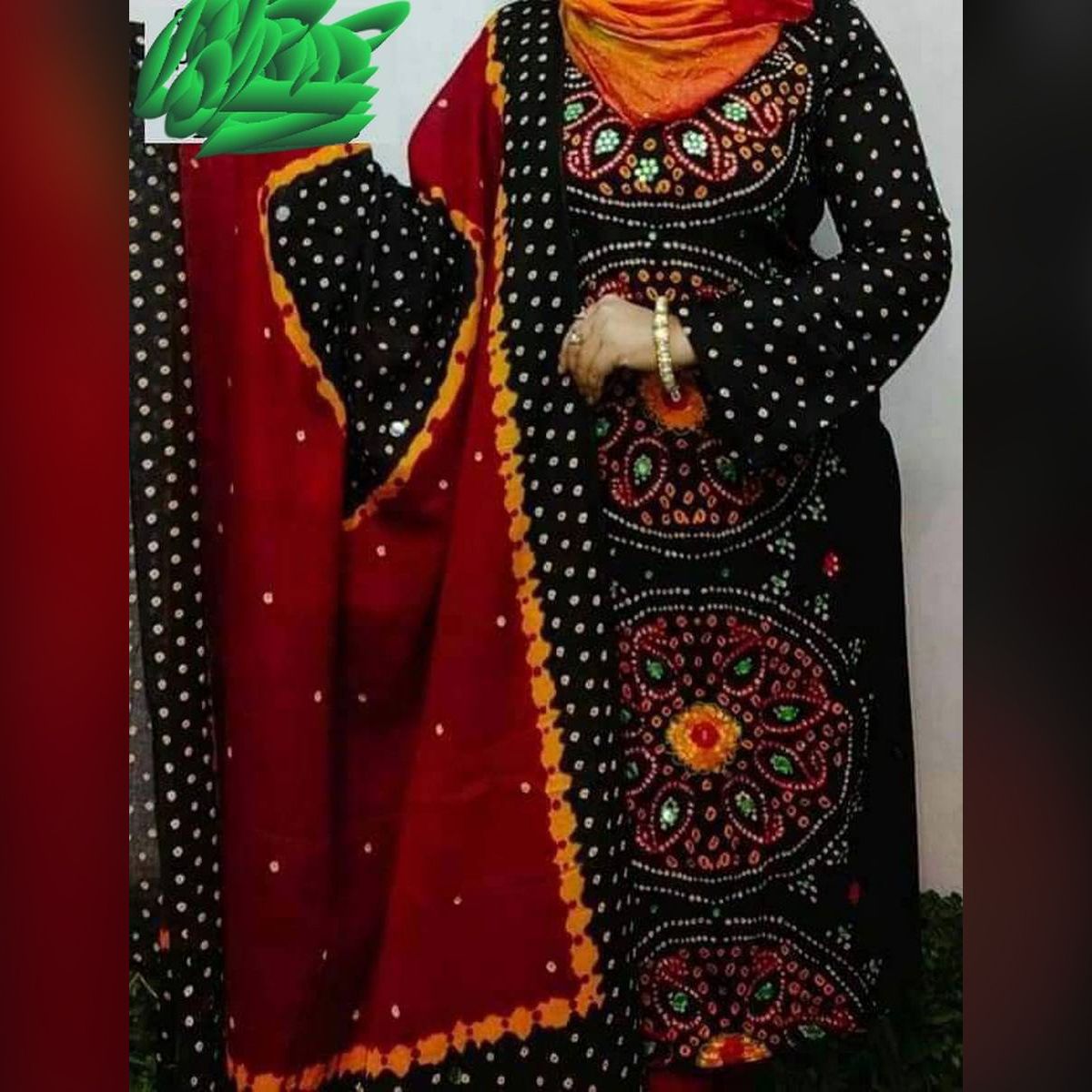 Indian Quality নিউ রাজস্থানি বুটিকস full butics embordary Work Salwar Kameez For Women {3 Piece}