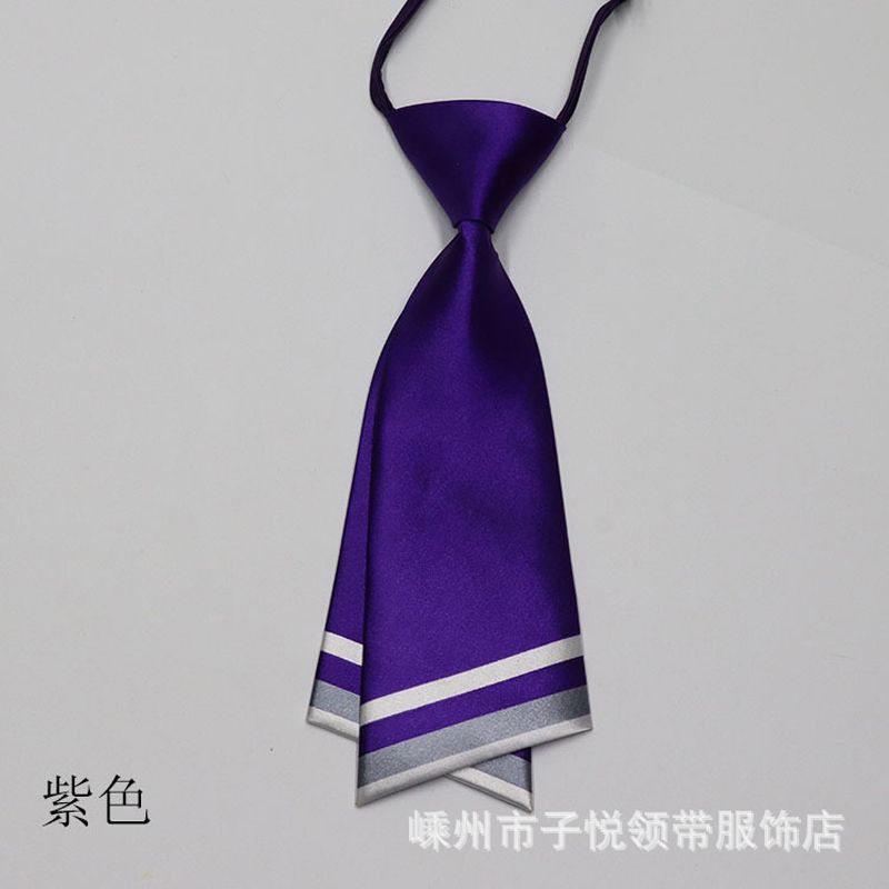 Loldeal Women's Double-Piece Tie Stewardess Bank Labor Suit Tie University Style Student Jk Uniform School Uniform Tie Bow Tie