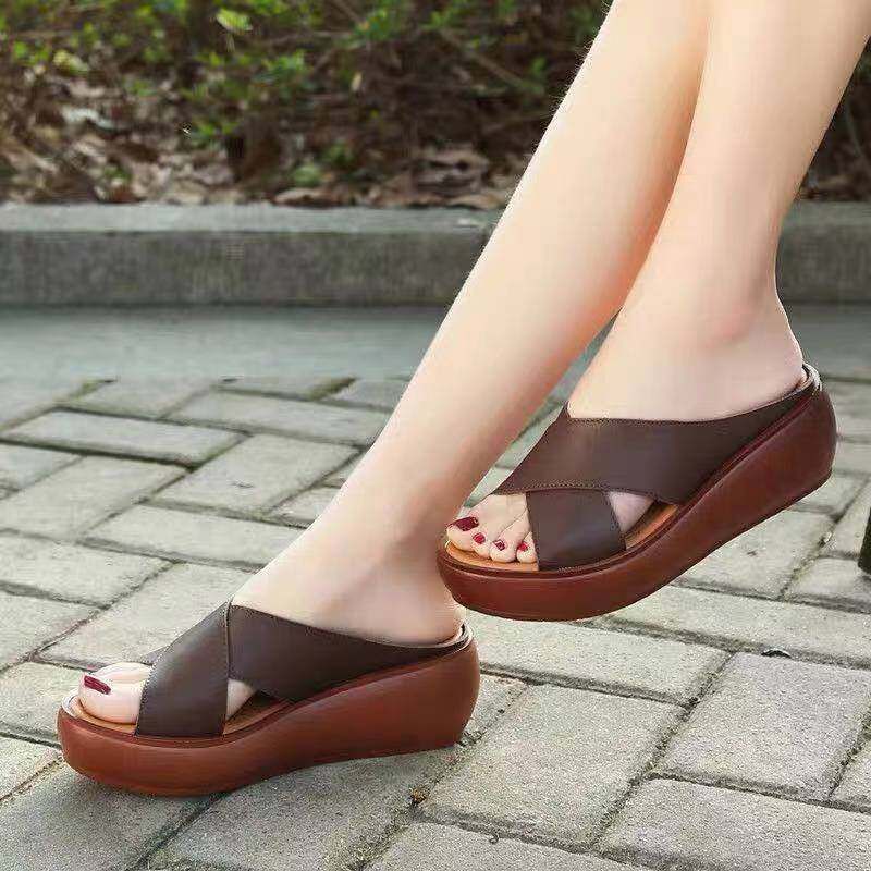 Wedge Sandals For Women Strap Shoes For Women Heels For Women Heels Sandals Flip Flops New 041426