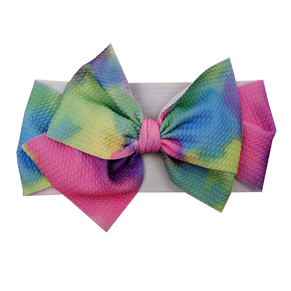 Sweet Children Heart Watermelon Floral Print Bow Headband Hair Band cessory
