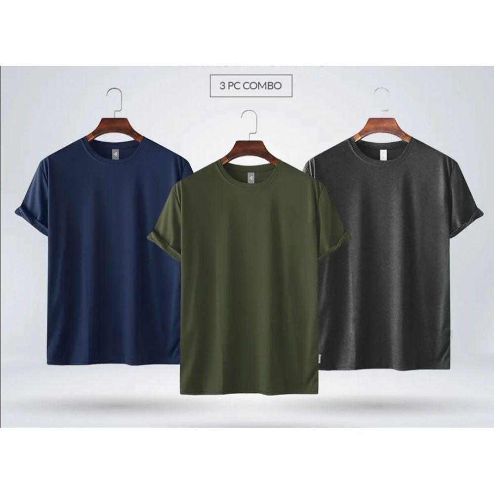 Exclusive ( 3 pize )  Jersy half Sleeve T Shirt For Men