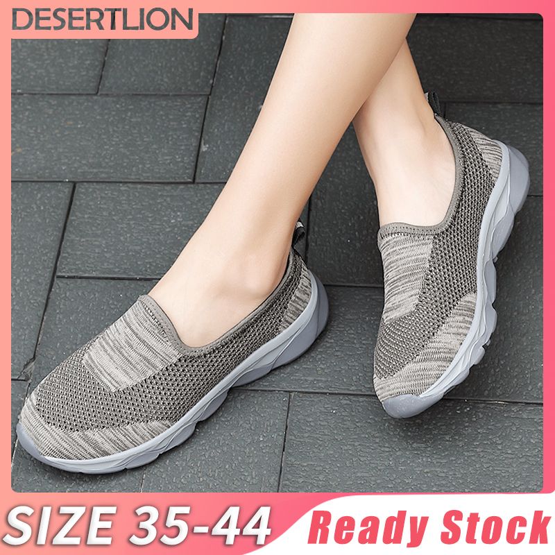 Slip-on Flat Heel Shoes for Women Korean Sneakers Women Korean Style Sport Shoes Women for Jogging Mesh Shoes for Women