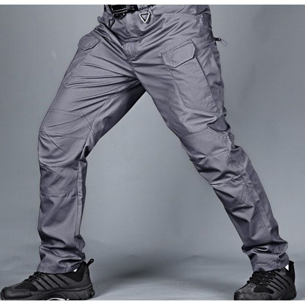 City Tactical Cargo Pants Men Outdoor Hiking Camping Multi Pocket   Trousers Casual Breathable Waterproof Sweatpants