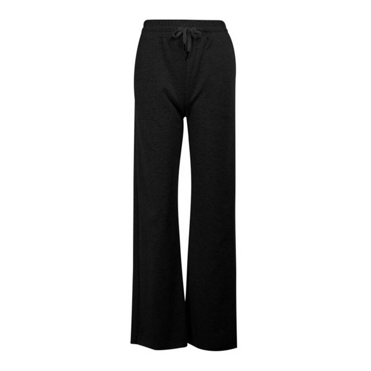 Female Trousers, Solid Color High Waist Loose Pants Wide Leg Pants for Women, Gray/Black