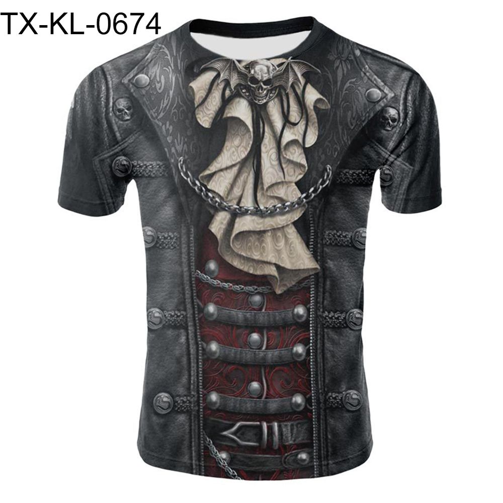 3D Digital Printing  Men Breathable Short Sleeve O Neck T-shirt Top Blouse