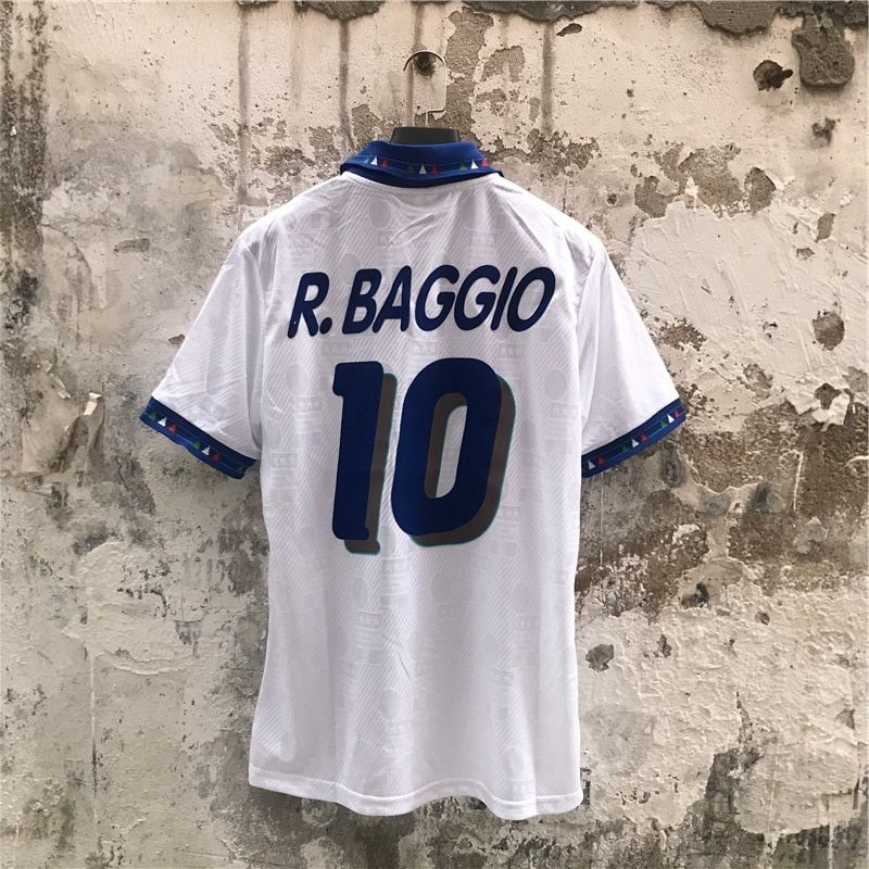 Italy 1994 Retro Jerseys Roberto Baggio Home Away Blue We Customized T Shirt Fan Jersey Men Homme