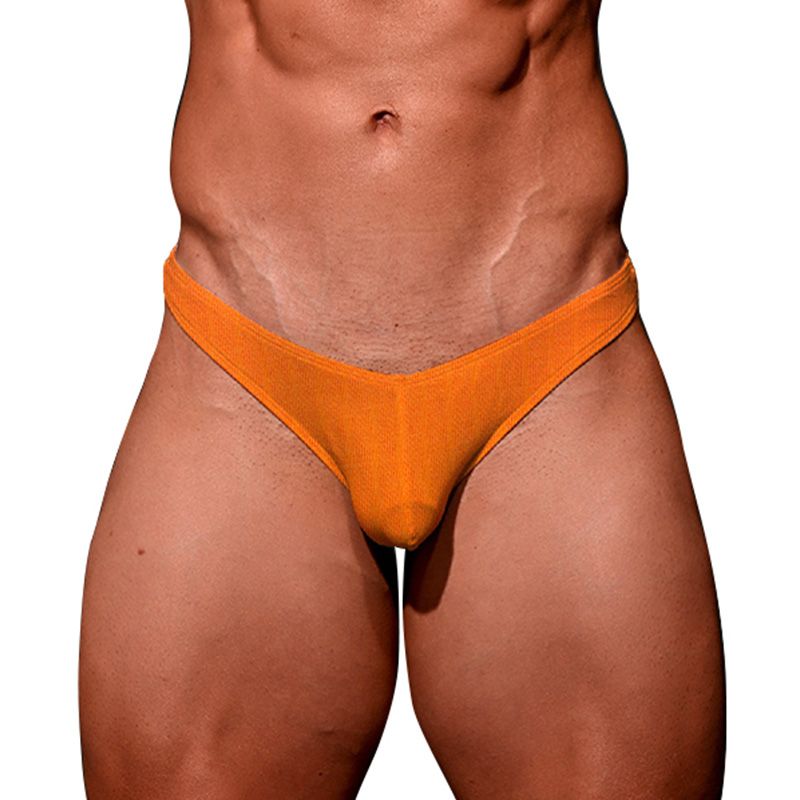 CMENIN (1 Pieces) Splice Spandex Mesh  Men Underwear thongss Mens Jockstrap thongss And G strings CMENIN Quick Dry Print Innerwear AD7115
