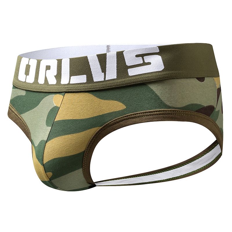 CMENIN ORLVS (1 Pieces) LOGO Nylon Men Underwear thongs Mens Jockstrap 2021 New Thongs And G strings CMENIN Breathable Threadwork Innerwear OR142