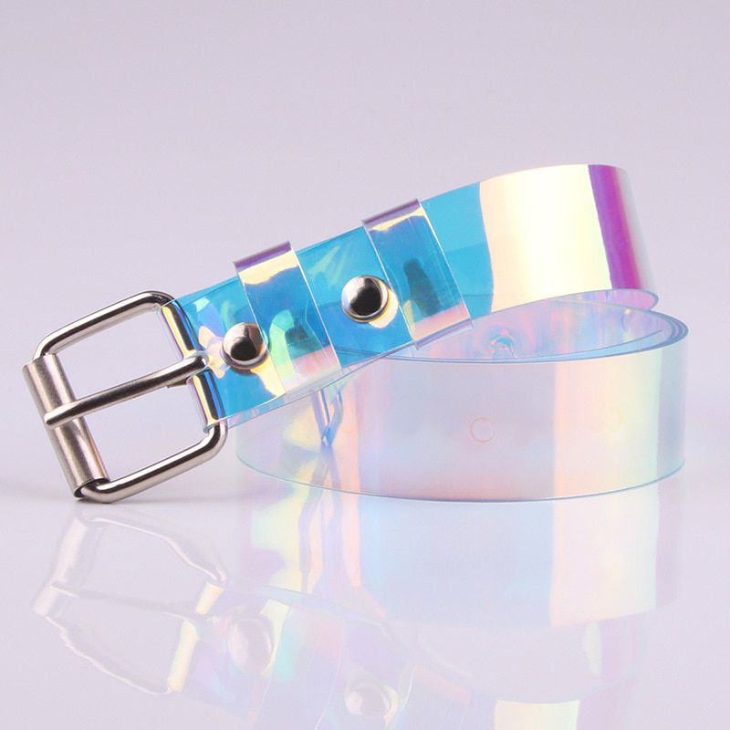 Waist Belts Women Resin Transparent Long Belt Adjustable Waist Dress band Transparent Belt Heart Buckle Waist Sweet Belt