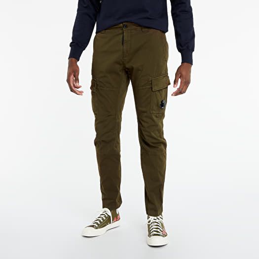 Olive Twill Cargo/Mobile Pant For Men